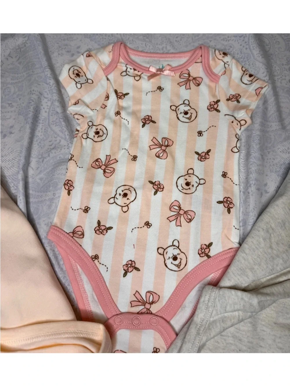 Disney Winnie the Pooh 3 pack Infant Bodysuits